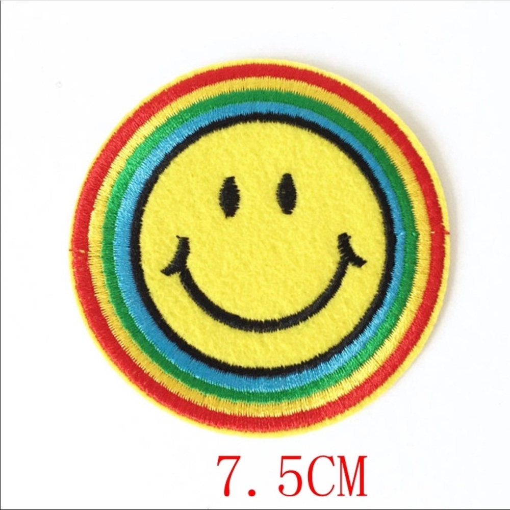 Smiley face hippie patch - Picture 2 of 2
